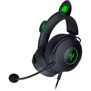 Razer Kraken Kitty V2 Pro, melna - Austiņas ar mikrofonu