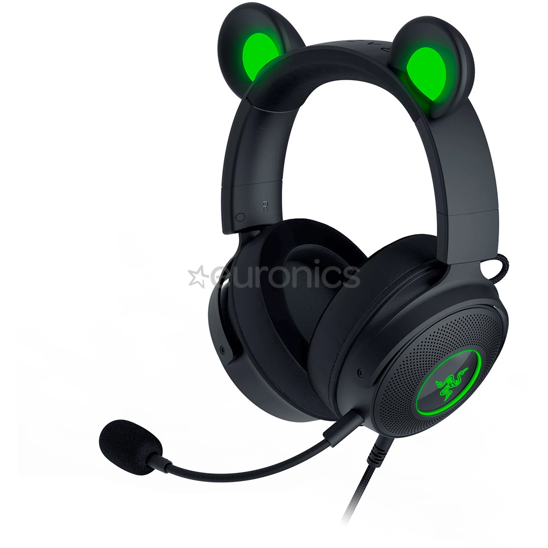 Razer Kraken Kitty V2 Pro, melna - Austiņas ar mikrofonu