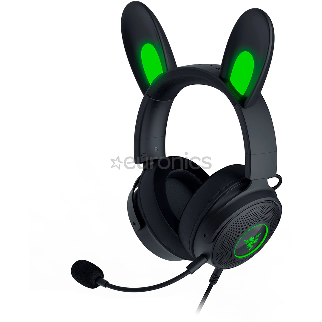 Razer Kraken Kitty V2 Pro, melna - Austiņas ar mikrofonu