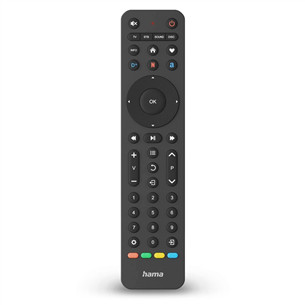 Hama 4-in-1 Universal TV Remote Control, black - Universal remote control 00221053