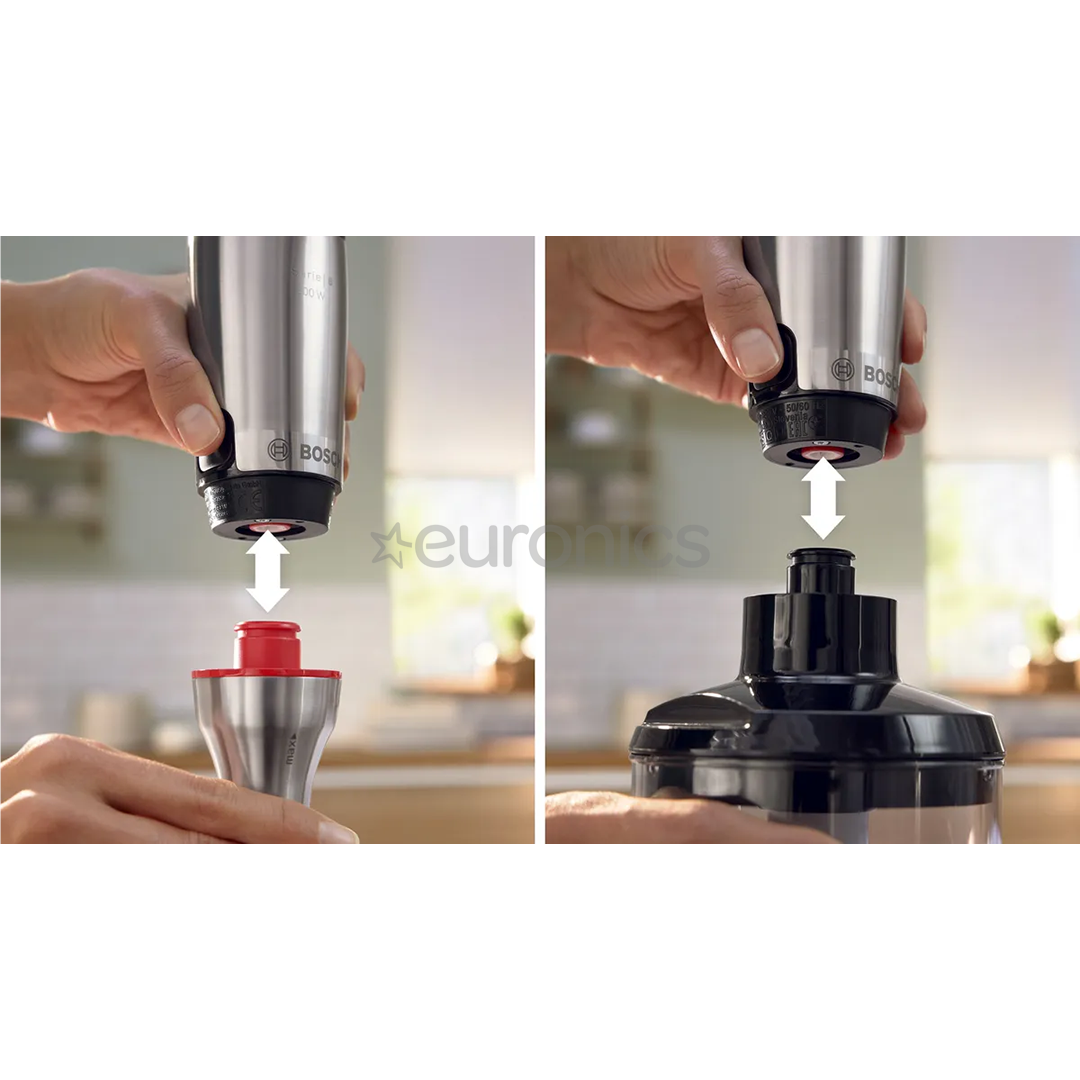 Bosch ErgoMaster, Series 6, 1200 Вт, нерж. сталь - Погружной блендер