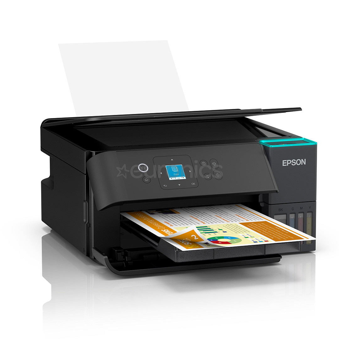 Epson EcoTank L4360 Duplex, черный - Многофункциональный цветной струйный принтер