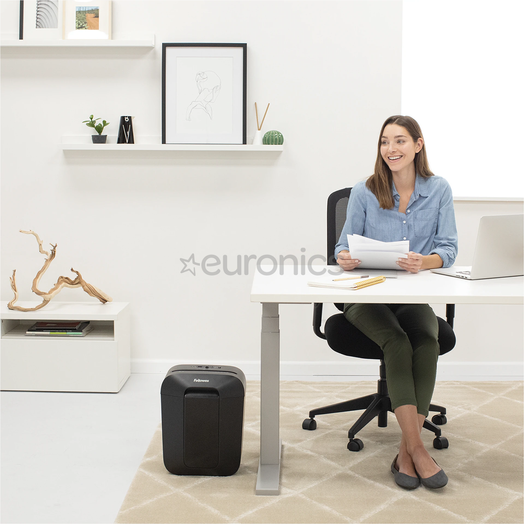 Fellowes Powershred LX50, melna - Papīra smalcinātājs
