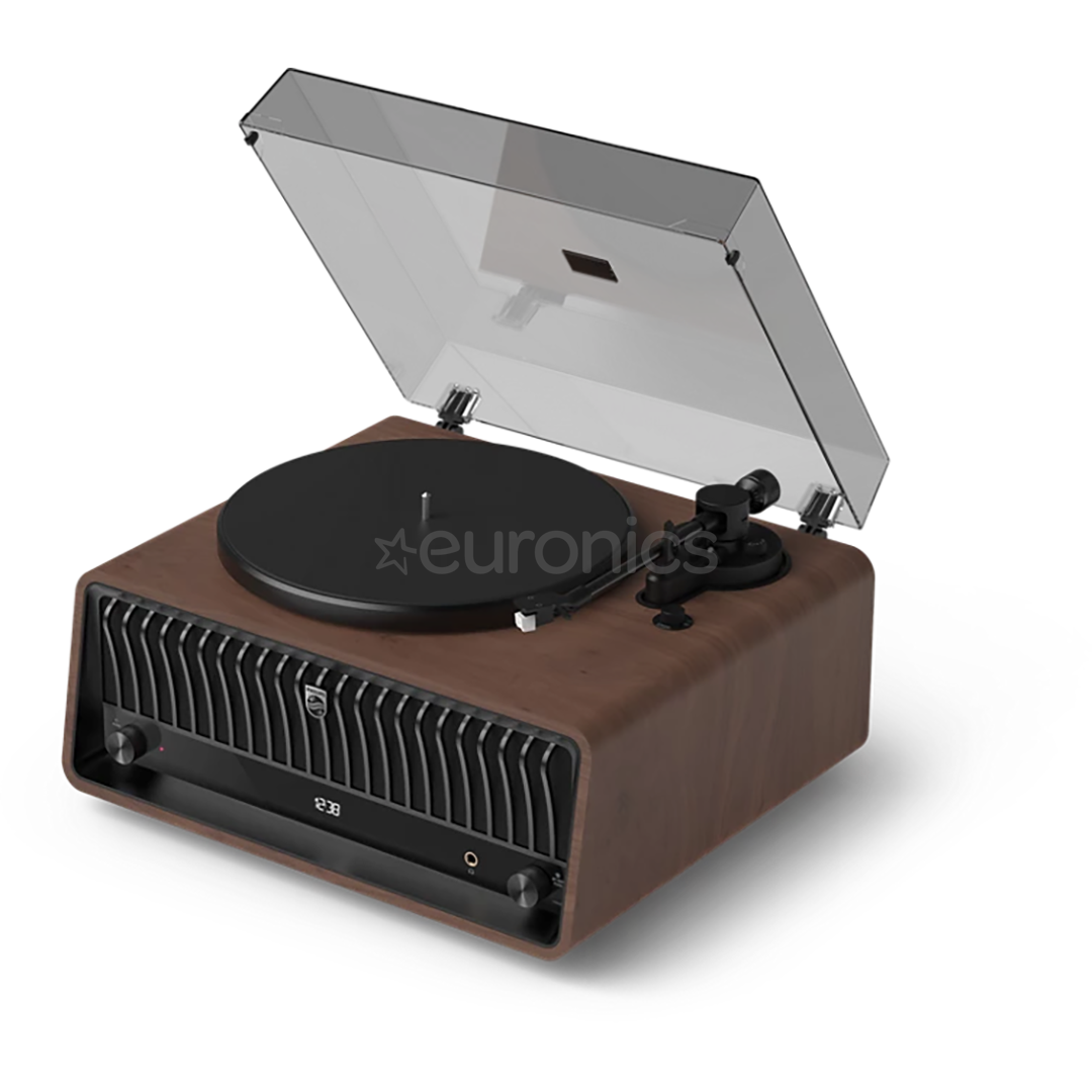 Philips Century The Tina, коричневый - Виниловый проигрыватель