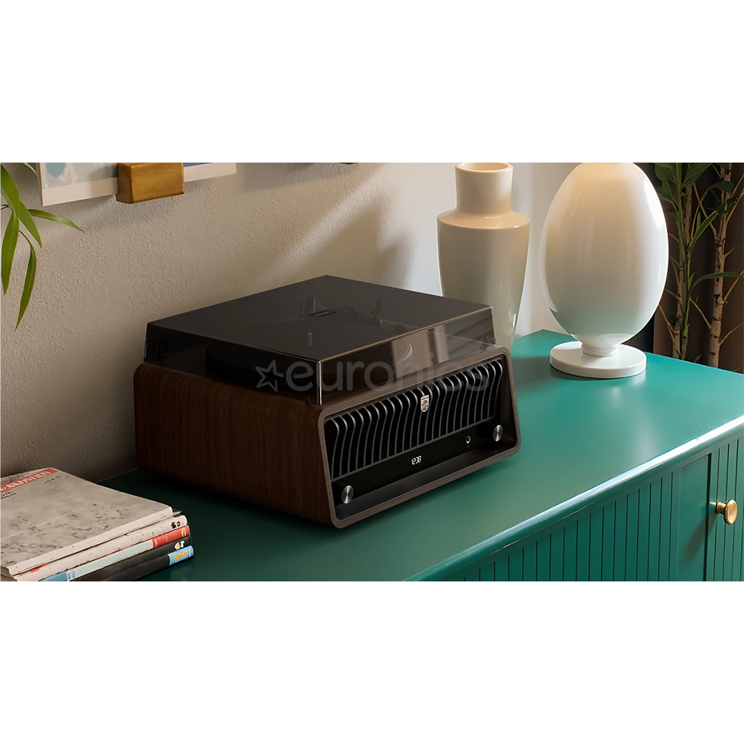 Philips Century The Tina, коричневый - Виниловый проигрыватель