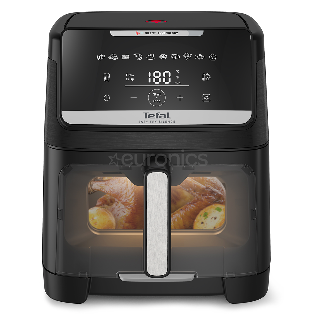 Tefal Easy Fry Silence, 1800 W, 7 L, black - Air fryer