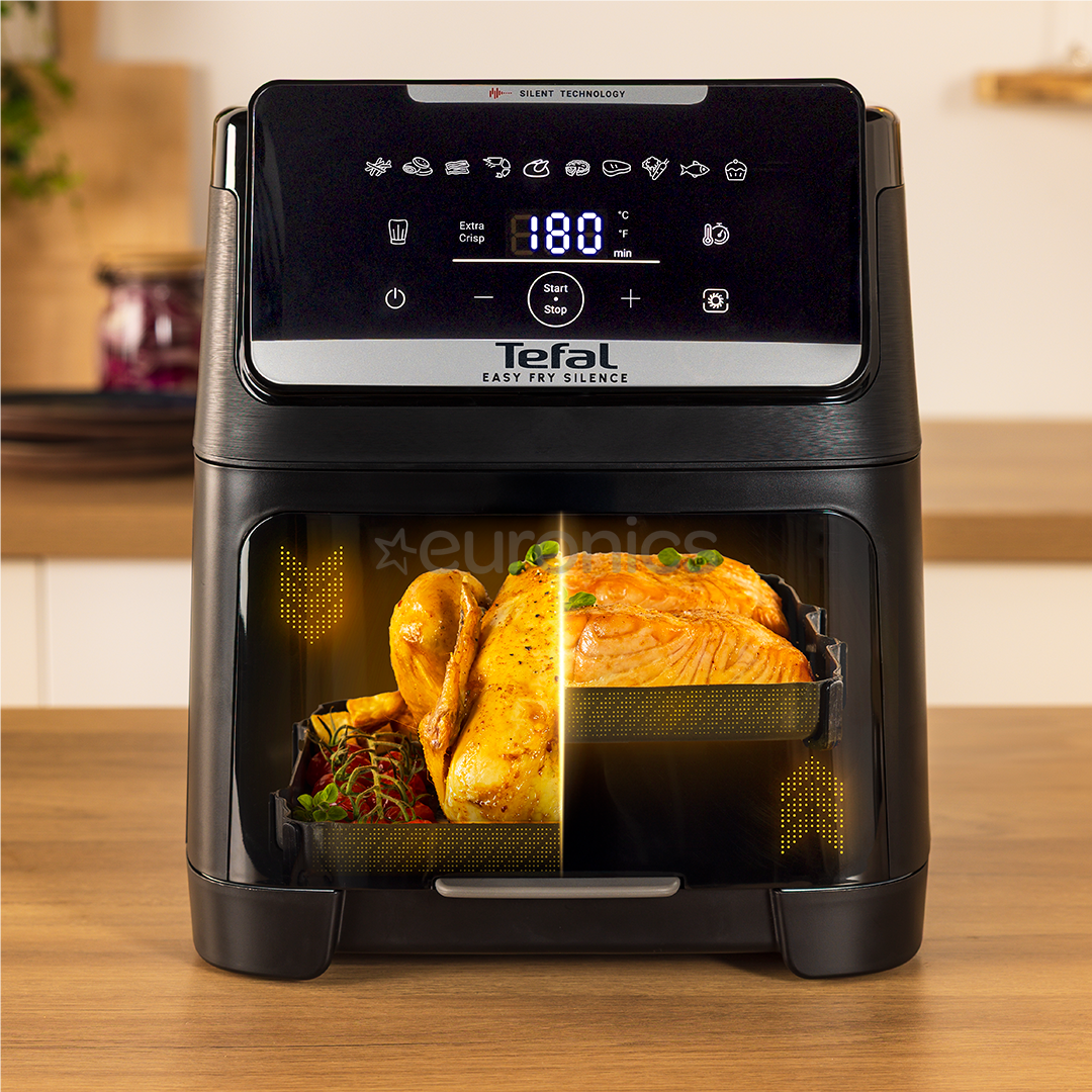 Tefal Easy Fry Silence, 1800 W, 7 L, black - Air fryer
