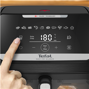 Tefal Easy Fry Silence, 1800 W, 7 L, black - Air fryer