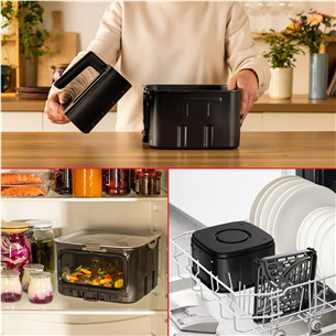 Tefal Easy Fry Silence, 1800 Вт, 7 л, черный - Аэрогриль