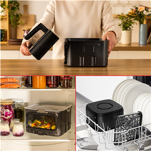 Tefal Easy Fry Silence, 1800 W, 7 L, black - Air fryer