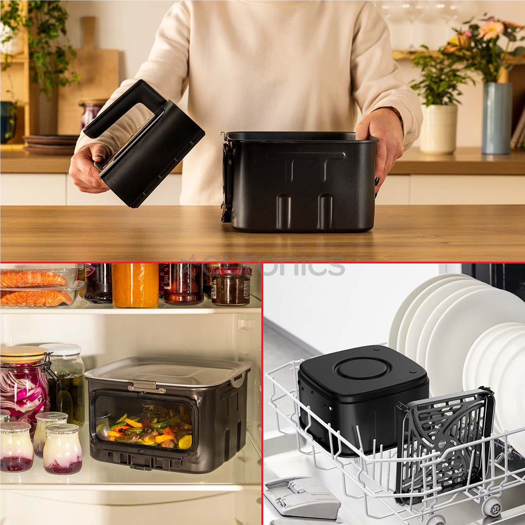 Tefal Easy Fry Silence, 1800 W, 7 L, black - Air fryer