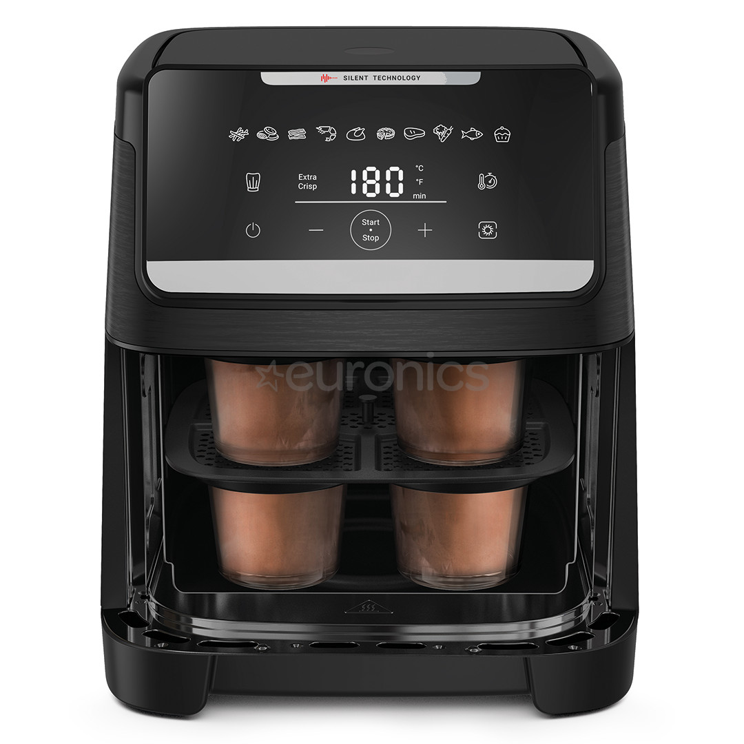 Tefal Easy Fry Silence, 1800 Вт, 7 л, черный - Аэрогриль