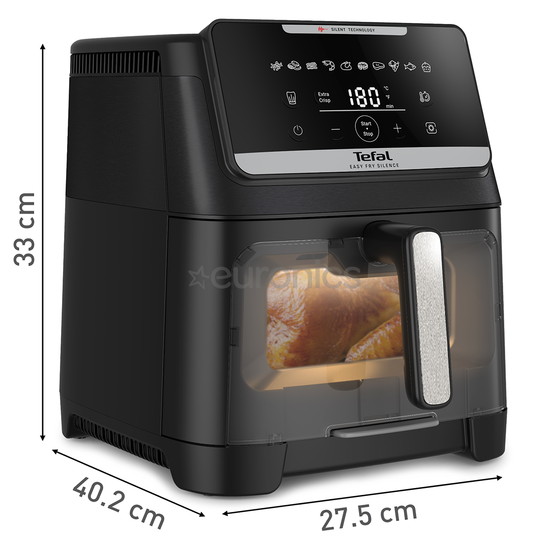 Tefal Easy Fry Silence, 1800 W, 7 L, black - Air fryer