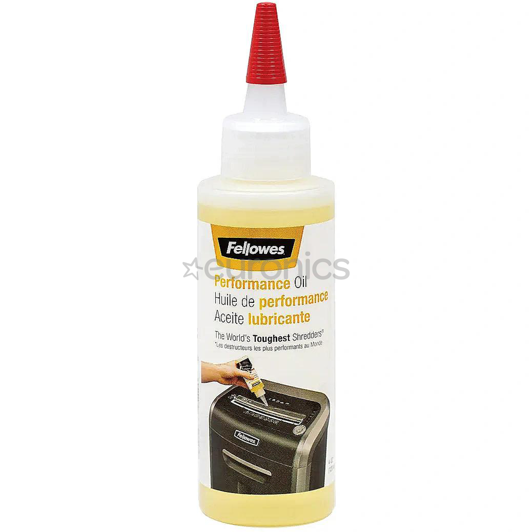 Fellowes Powershred Performance Oil, 120ml - Eļļa papīra smalcinātājiem