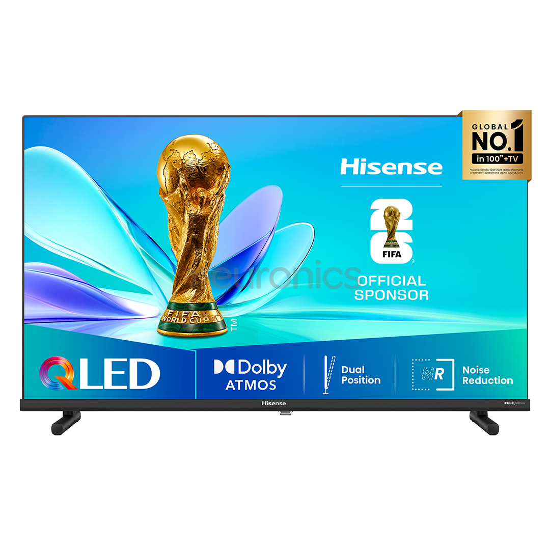 Hisense A5Q, 32'', Full HD, QLED, black - TV