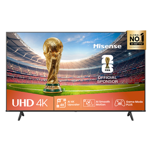 Hisense A6Q, 55'', 4K UHD, LED LCD, melna - Televizors 55A6Q