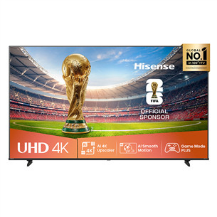Hisense A6Q, 85'', 4K UHD, LED LCD, melna - Televizors