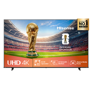 Hisense A6Q, 85'', 4K UHD, LED LCD, melna - Televizors 85A6Q