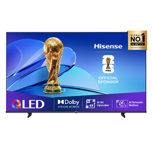 Hisense E7Q, 43'', 4K UHD, QLED, melna - Televizors 43E7Q