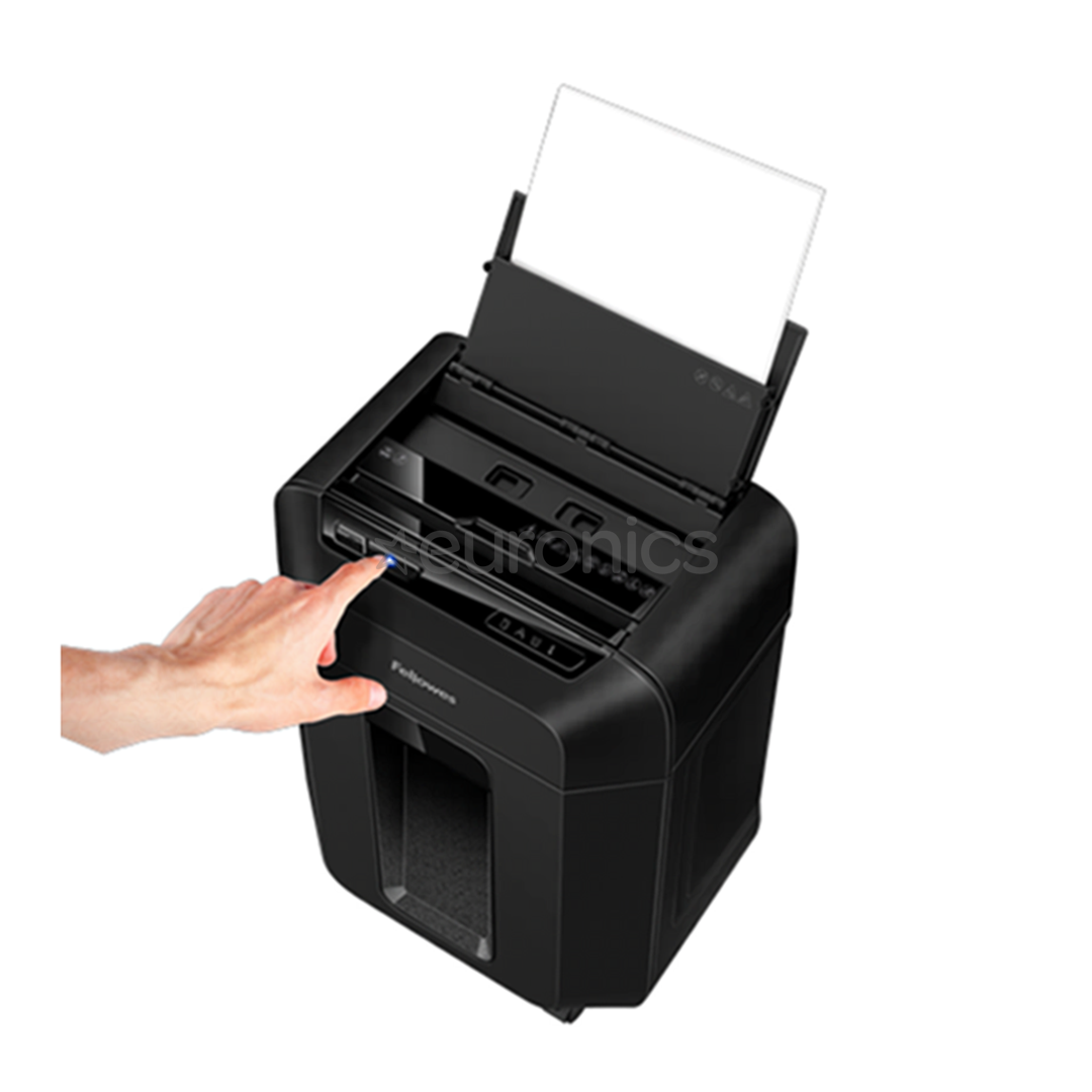 Fellowes Powershred AutoMax 90M, melna - Papīra smalcinātājs