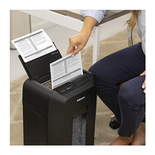 Fellowes Powershred AutoMax 90M, melna - Papīra smalcinātājs