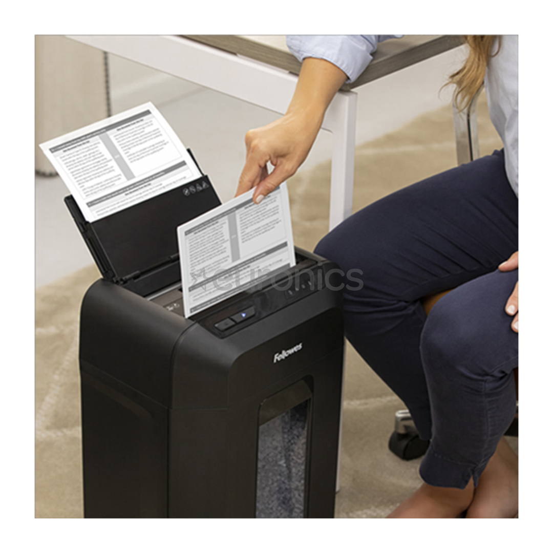 Fellowes Powershred AutoMax 90M, melna - Papīra smalcinātājs
