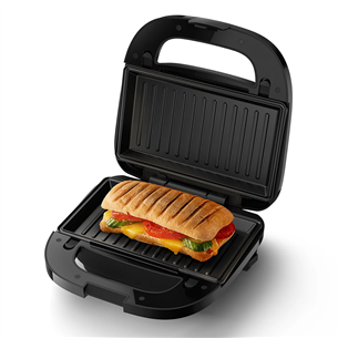 Philips 5000 Series, 750 W, black/grey - Sandwich maker
