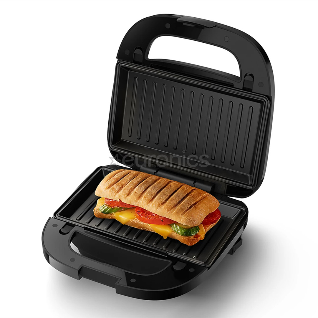 Philips 5000 Series, 750 W, black/grey - Sandwich maker