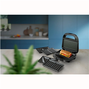 Philips 5000 Series, 750 W, black/grey - Sandwich maker