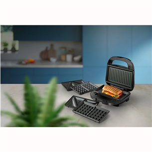 Philips 5000 Series, 750 W, black/grey - Sandwich maker