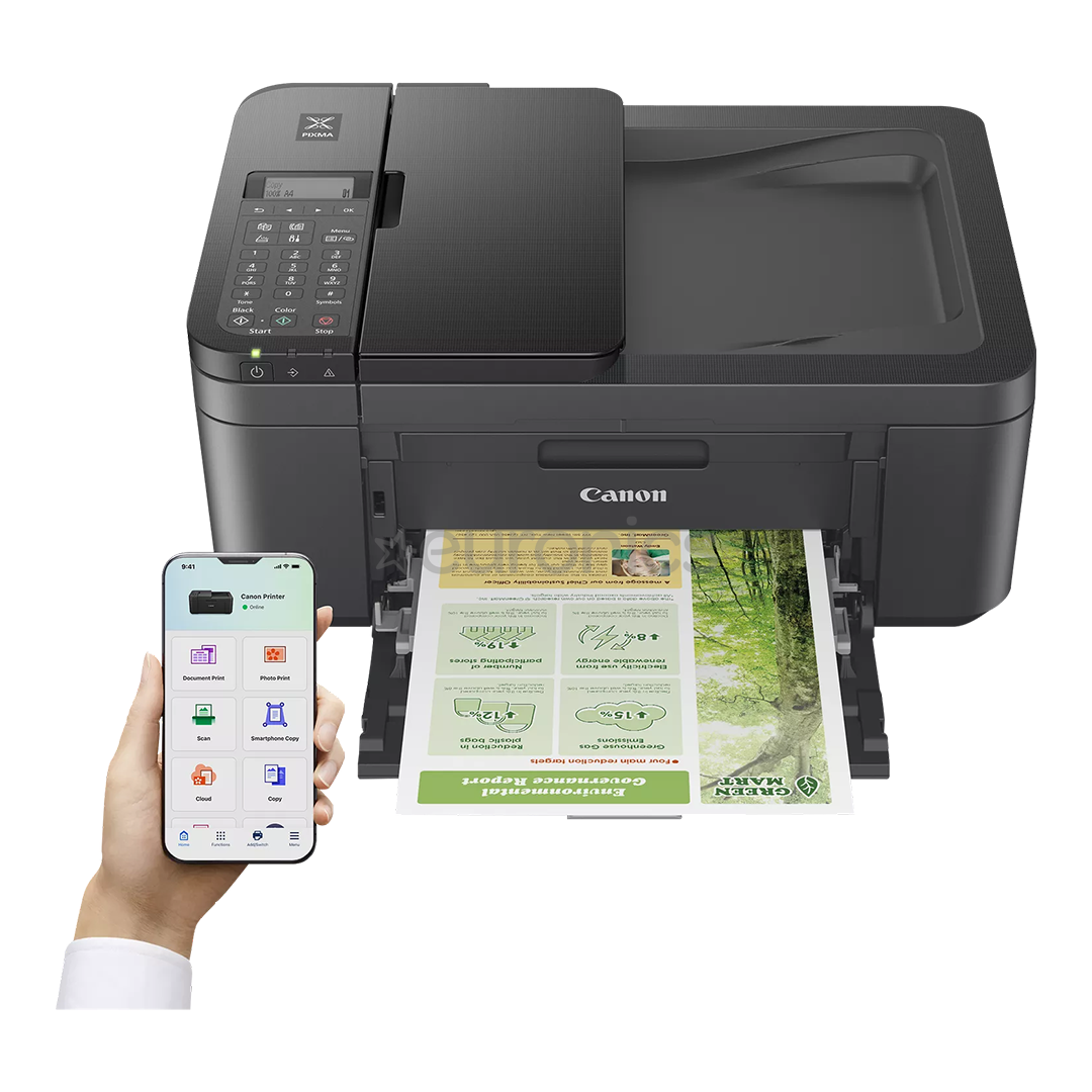 Canon Pixma TR4755i, melna - Daudzfunkciju tintes printeris