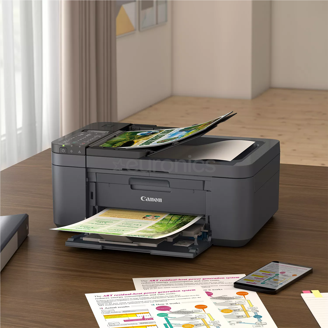 Canon Pixma TR4755i, melna - Daudzfunkciju tintes printeris
