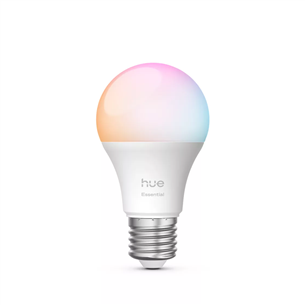 Philips Hue Essential A60, Full Color, E27, balta - Viedā spuldze 929004235401