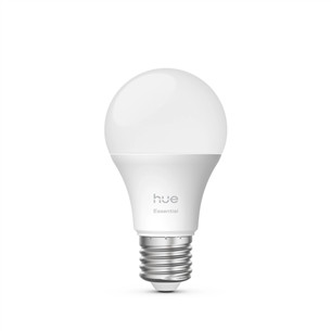 Philips Hue Essential Starter Kit, A60 + Hue Bridge, Full Color, E27, 3 pc, white - Smart light