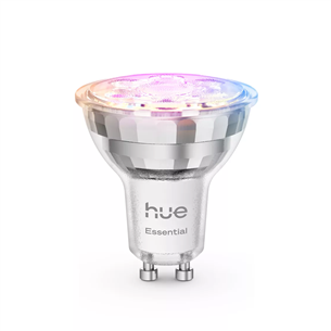 Philips Hue Essential Spot, Full Color, GU10, balta - Viedā spuldze 929004235701