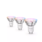 Philips Hue Essential Spot, Full Color, GU10, 3 шт., белый - Умные лампы