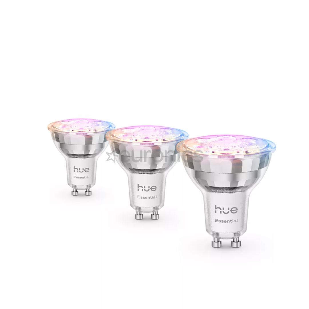 Philips Hue Essential Spot, Full Color, GU10, 3 шт., белый - Умные лампы
