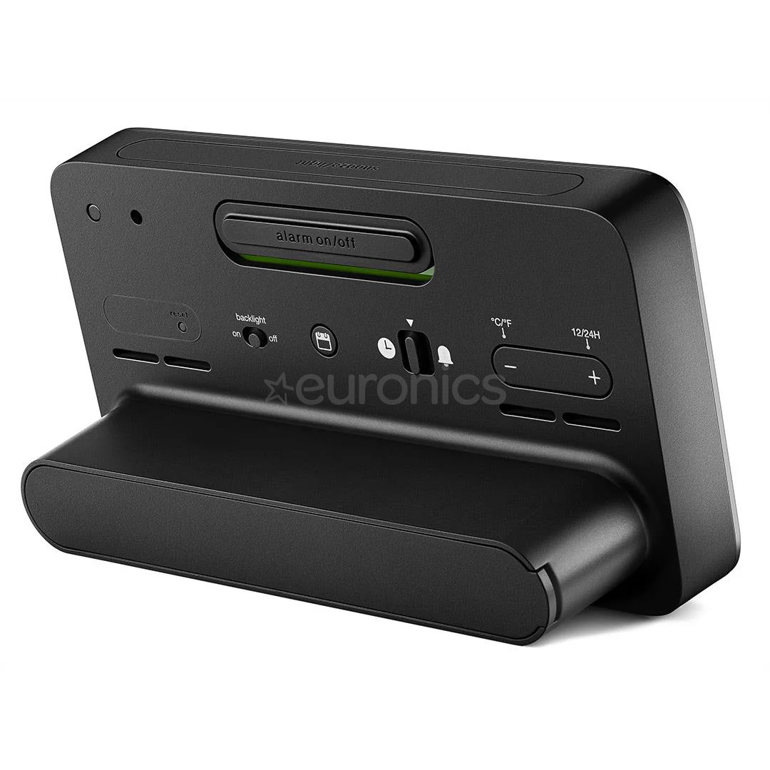 Braun BC10, melna - Modinātājpulkstenis