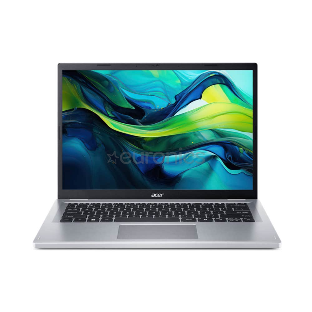 Acer Aspire Go 14, 14'', WUXGA, Ryzen 5, 16 GB, 512 GB, ENG, sudraba - Portatīvais