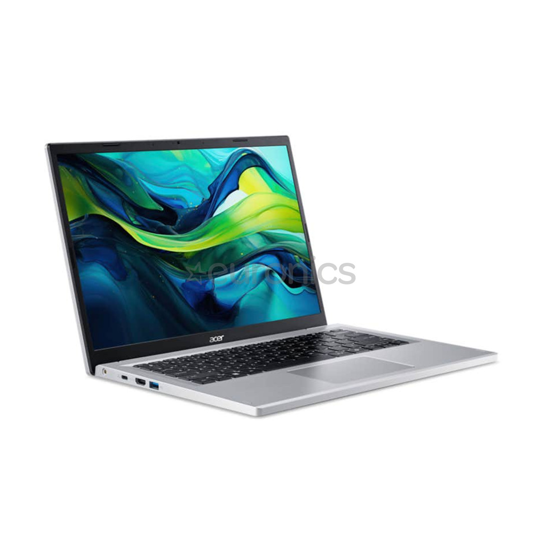 Acer Aspire Go 14, 14'', WUXGA, Ryzen 5, 16 GB, 512 GB, ENG, sudraba - Portatīvais