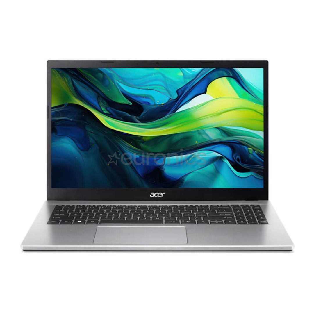 Acer Aspire Go 15, 15,6'', 16 GB, 512 GB, ENG, sudraba - Portatīvais dators
