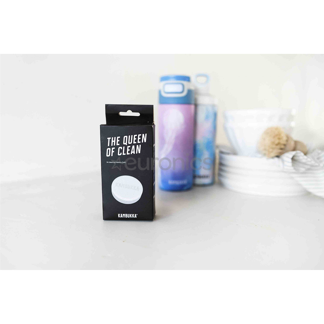 Kambukka The Queen of Clean, 24 шт. - Чистящие таблетки для термокружек
