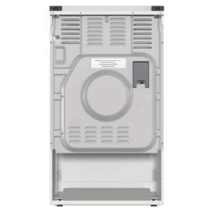 Gorenje, 62 L, platums 50 cm, balta - Elektriskā plīts ar gāzes virsmu