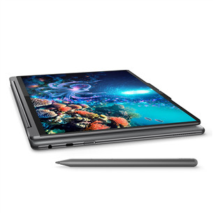 Lenovo Yoga 9 2-in-1 Gen 10 Aura Edition, 14'', WQXGA+, OLED, 120 Hz, Ultra 7, 32 GB, 1 TB, W11P, ENG, pelēka - Portatīvais dators