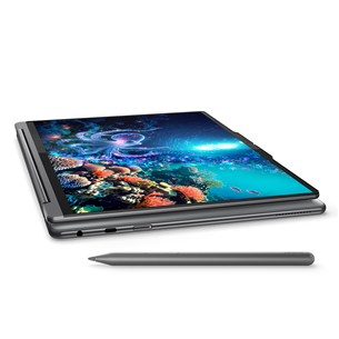 Lenovo Yoga 9 2-in-1 Gen 10 Aura Edition, 14'', WQXGA+, OLED, 120 Hz, Ultra 7, 32 GB, 1 TB, W11P, ENG, pelēka - Portatīvais dators