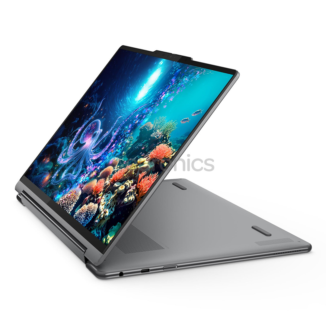 Lenovo Yoga 9 2-in-1 Gen 10 Aura Edition, 14'', WQXGA+, OLED, 120 Hz, Ultra 7, 32 GB, 1 TB, W11P, ENG, pelēka - Portatīvais dators