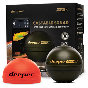 Deeper Smart Sonar Chirp+ 3, zaļa/brūna - Sonārs ITGAM1951