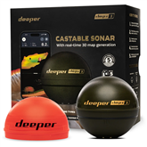 Deeper Smart Sonar Chirp+ 3, brown green - Castable sonar