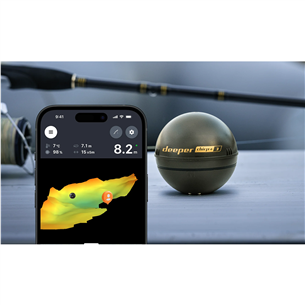 Deeper Smart Sonar Chirp+ 3, brown green - Castable sonar