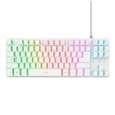 Trust GXT 833 Thado TKL, US, white - Keyboard